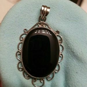 Vintage Onyx Pendant